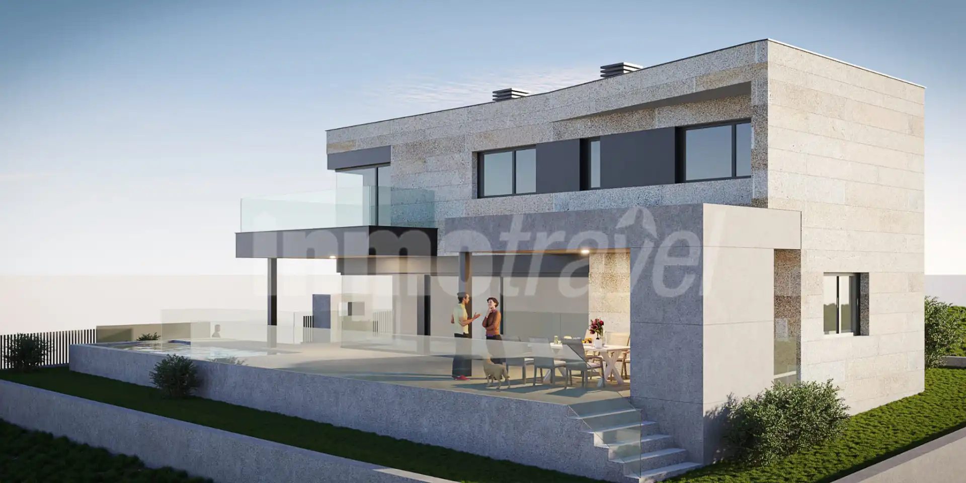 Terraza de Residencial en venta en Sanxenxo