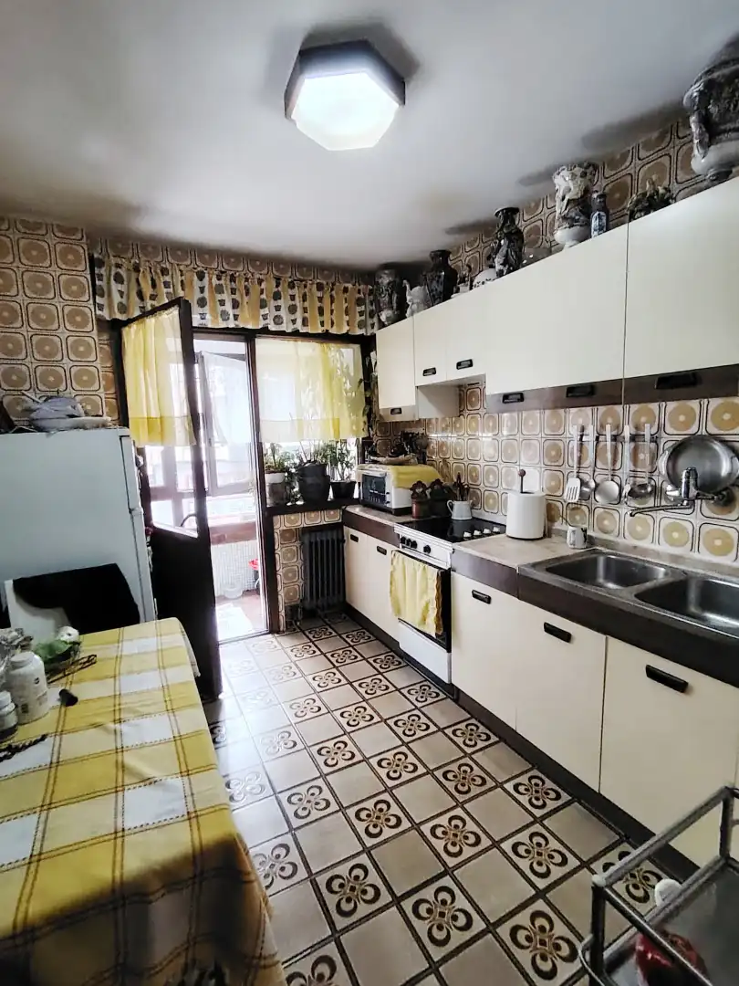 Küche von Wohnung zum Verkauf in Gijón  mit Heizung, Parkett und Terrasse