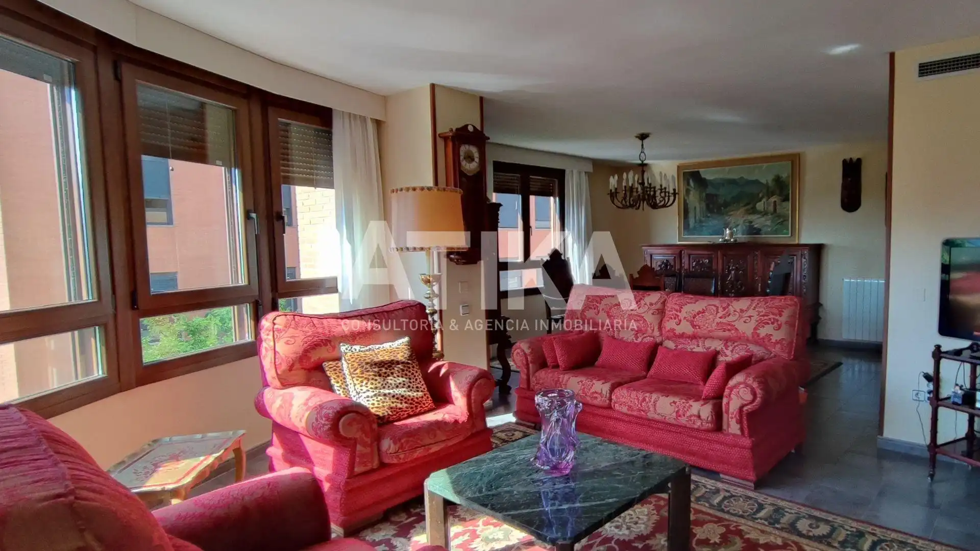 Sala de estar de Piso en venta en Ontinyent con Trastero, Amueblado y Balcón