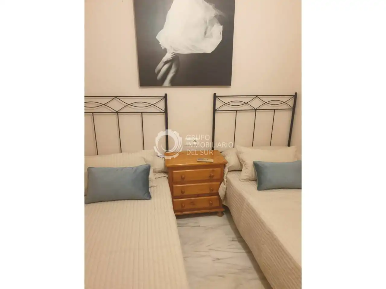 Schlafzimmer von Wohnung zur Miete in Cádiz mit Möbliert