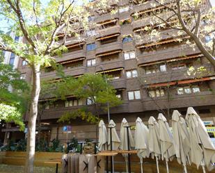 Exterior view of Flat to rent in  Madrid Capital  with Air Conditioner and Terrace