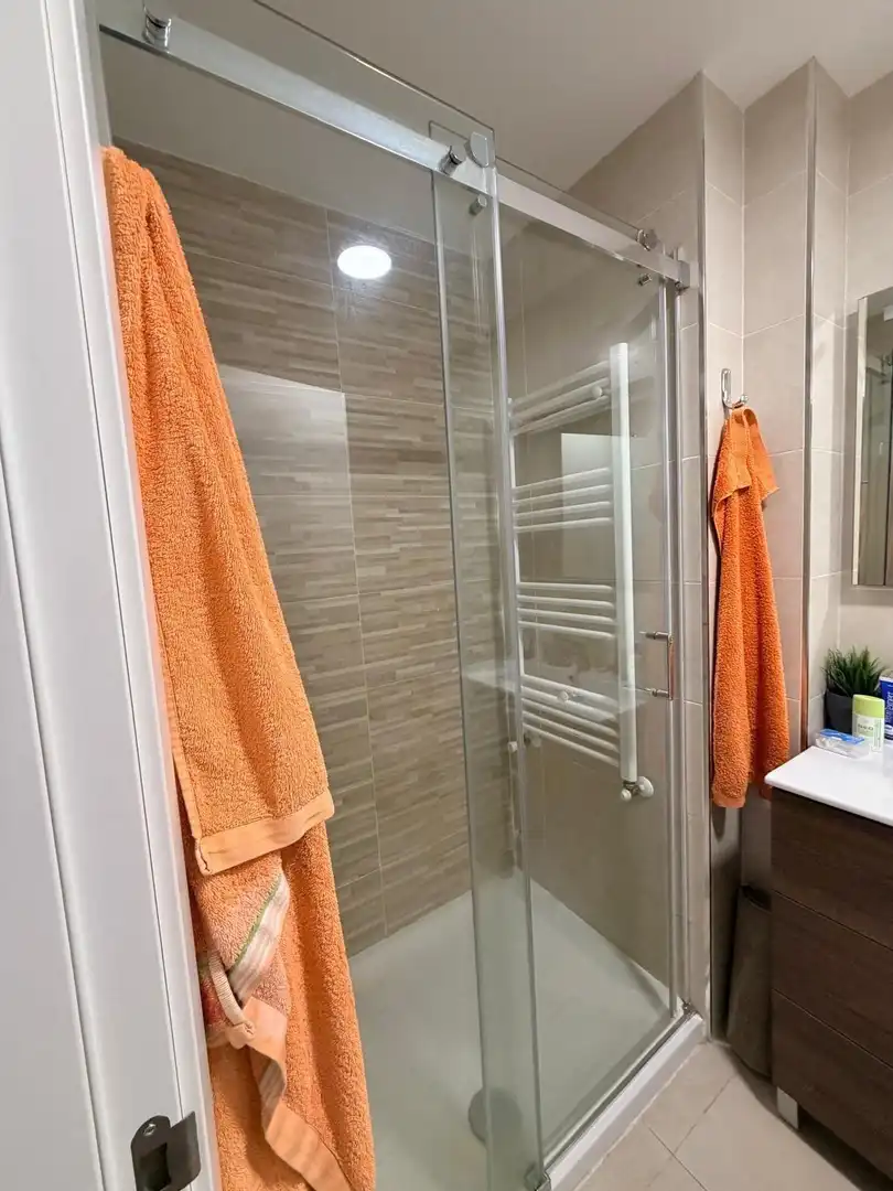 Badezimmer von Wohnung zum Verkauf in Badajoz mit Heizung, Abstellraum und Balkon