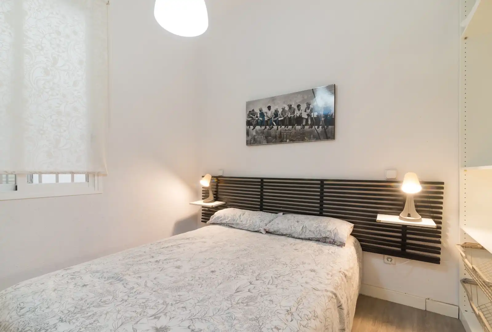Schlafzimmer von Wohnung zur Miete in Madrid mit Klimaanlage und Möbliert