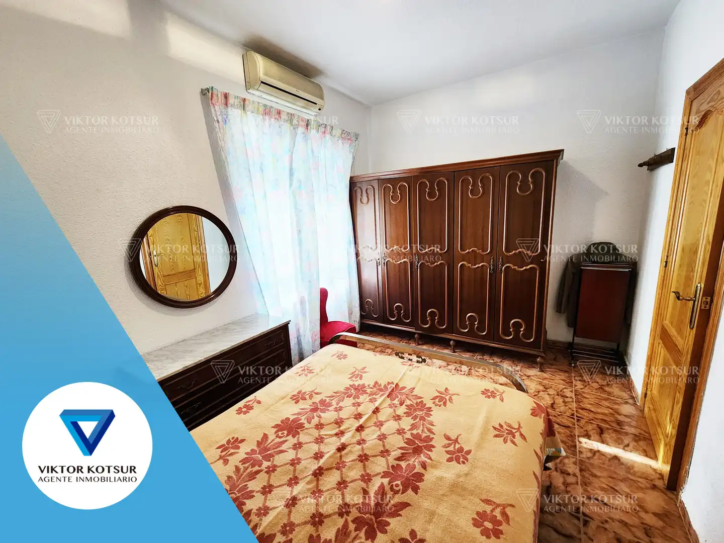 Habitación de Casa adosada en venta en Roquetas de Mar con Aire acondicionado, Terraza y Trastero