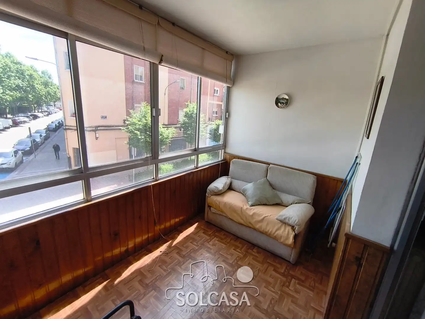 Bedroom of Flat for sale in Valladolid  with Heating, Parquet flooring and Balcony