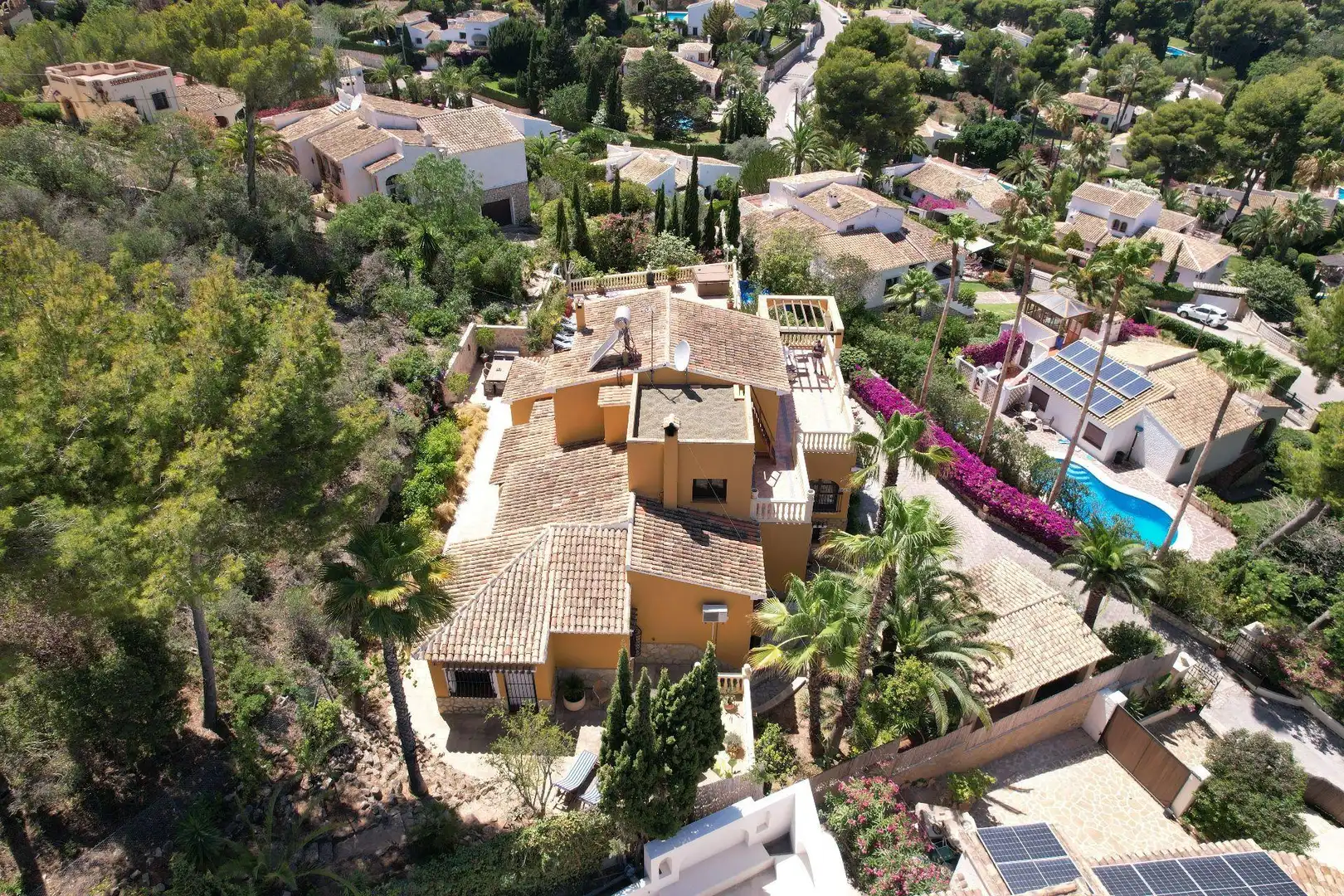 Exterior view of Houses for sale in Jávea / Xàbia  with Air Conditioner, Heating and Private garden