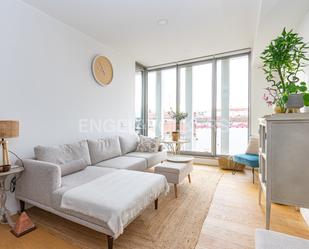 Living room of Apartment to rent in  Madrid Capital  with Air Conditioner, Terrace and Swimming Pool