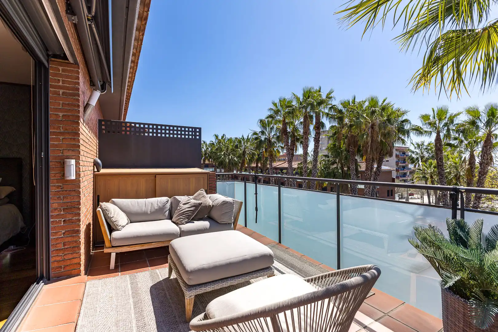 Terrassa de Casa adosada en venda en Sitges amb Calefacció, Jardí privat i Parquet