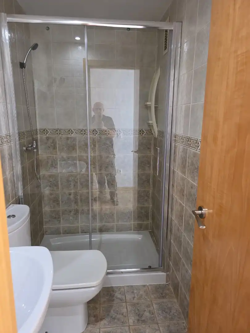 Bathroom of Flat for rent in Canet d'En Berenguer  with Air Conditioner, Furnished and Oven