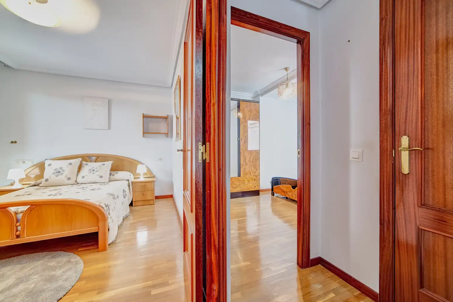 Habitación de Piso en venta en Burlada / Burlata con Calefacción, Parquet y Terraza