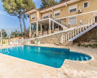 Swimming pool of House or chalet for sale in L'Ènova  with Air Conditioner, Terrace and Swimming Pool