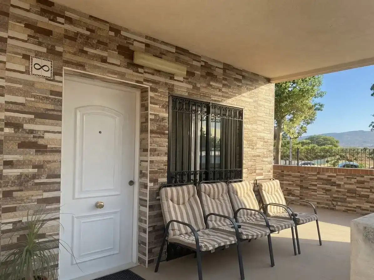 Terrassa de Apartament de lloguer en Oropesa del Mar / Orpesa amb Aire condicionat, Piscina i Balcó