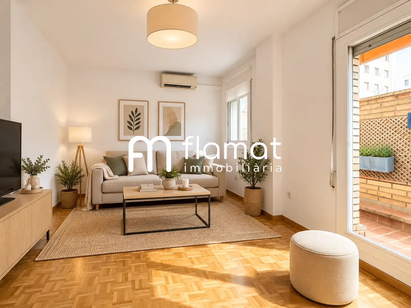 Sala de estar de Piso en venta en Barcelona con Terraza