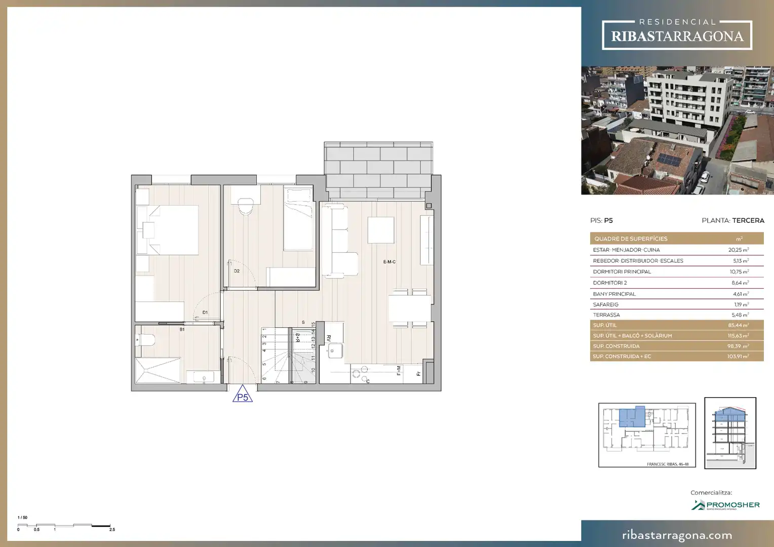Dúplex en venta en Granollers con Aire acondicionado, Calefacción y Parquet