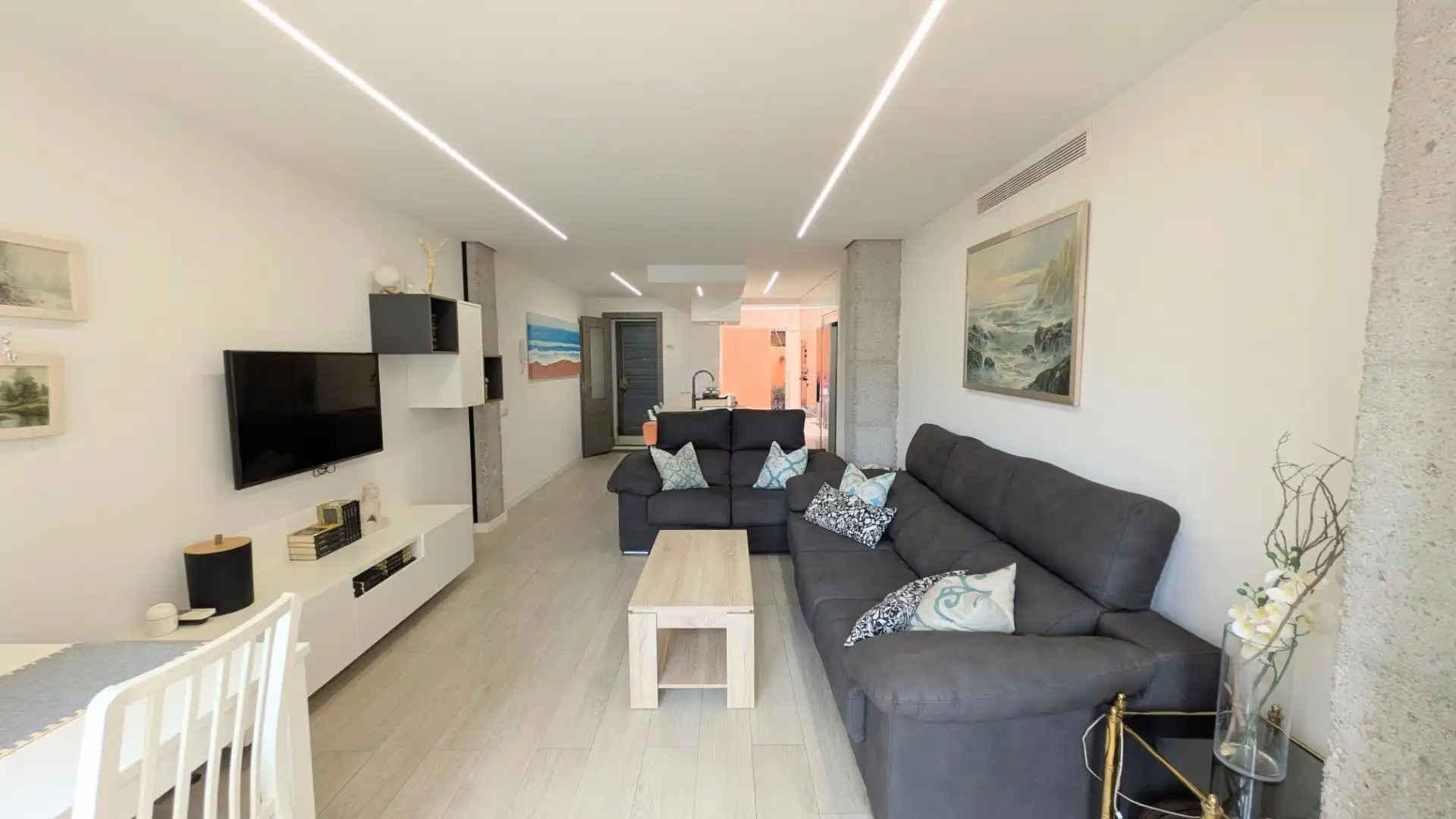 Sala de estar de Piso en venta en  Palma de Mallorca con Aire acondicionado, Terraza y Balcón