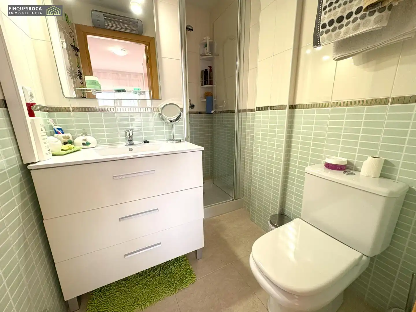 Baño de Apartamento en venta en Alcanar con Calefacción, Terraza y Piscina