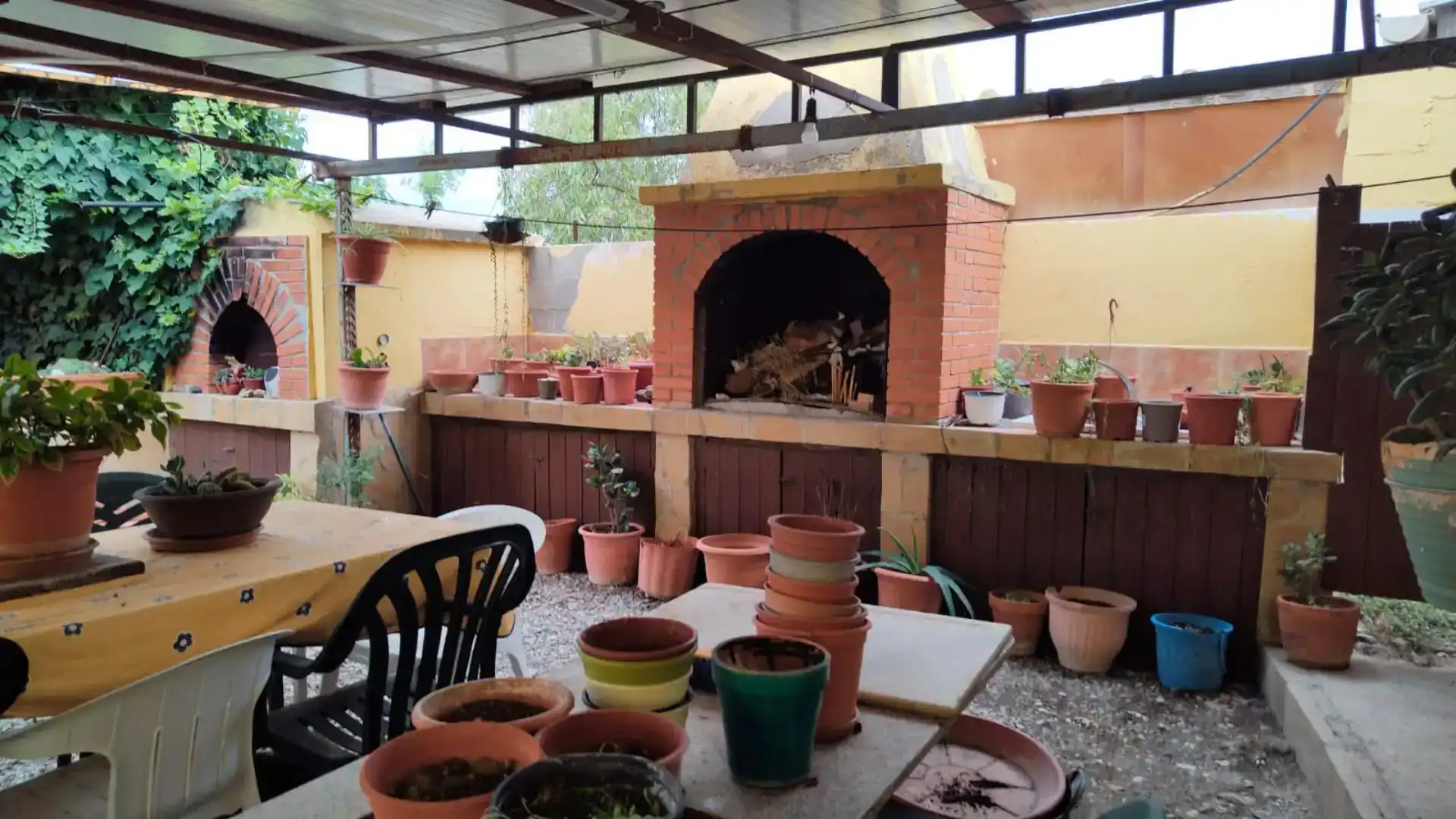 Terraza de Finca rústica en venta en Flix con Aire acondicionado, Piscina y Balcón