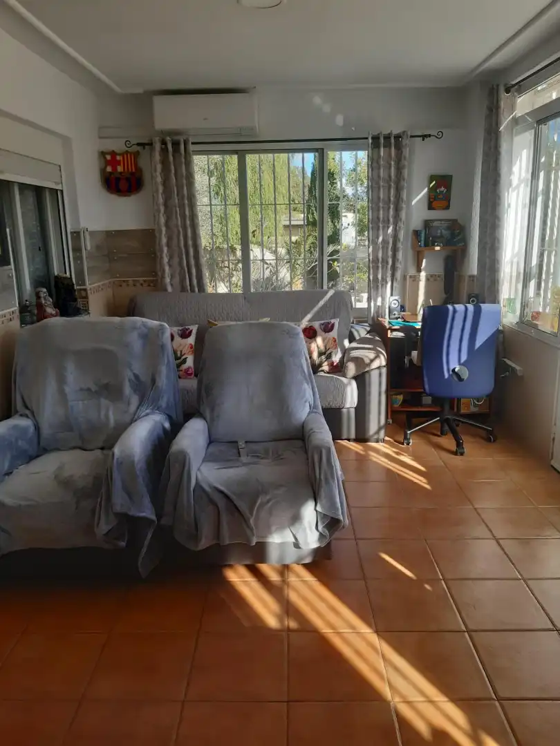 Sala de estar de Casa o chalet en venta en Elche / Elx con Terraza, Piscina y Amueblado