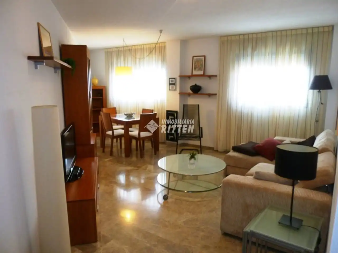 Sala de estar de Piso de alquiler en Cartagena con Aire acondicionado, Calefacción y Terraza