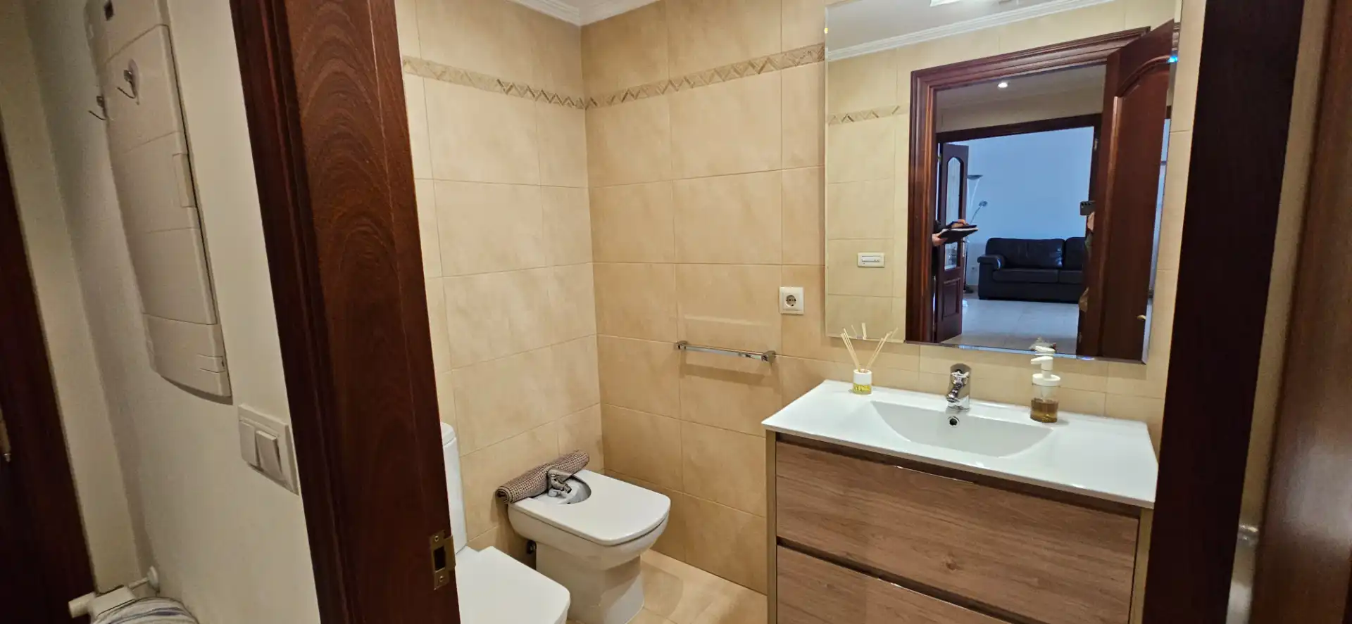 Bany de Apartament en venda en Narón