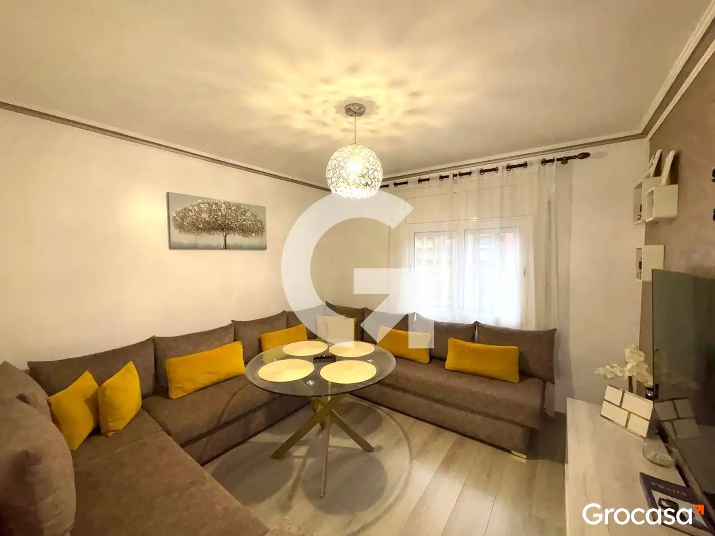Living room of Flat for sale in Mataró  with Furnished, Oven and Washing machine