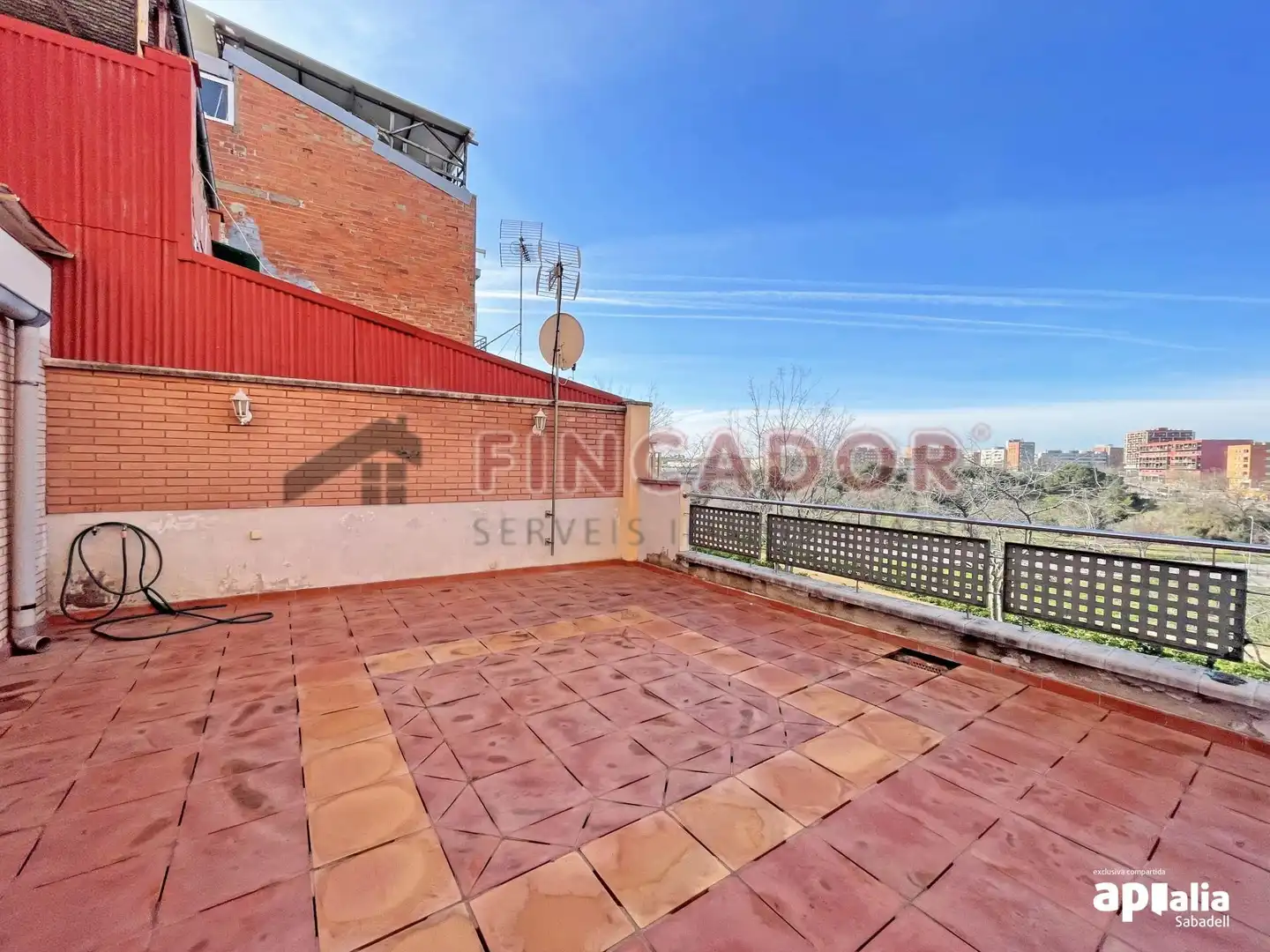 Terrace of Detached homes for sale in Sabadell  with Air Conditioner, Heating and Parquet flooring