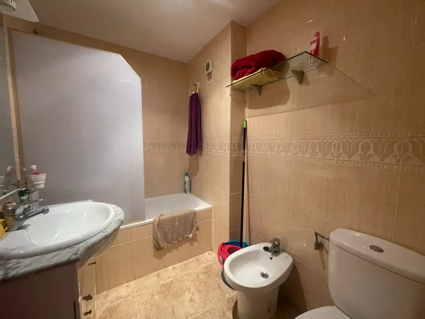 Bany de Apartament en venda en Moncofa amb Terrassa, Traster i Moblat
