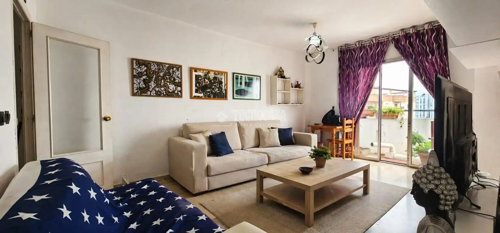 Living room of Flat for sale in Sevilla  with Air Conditioner and Terrace
