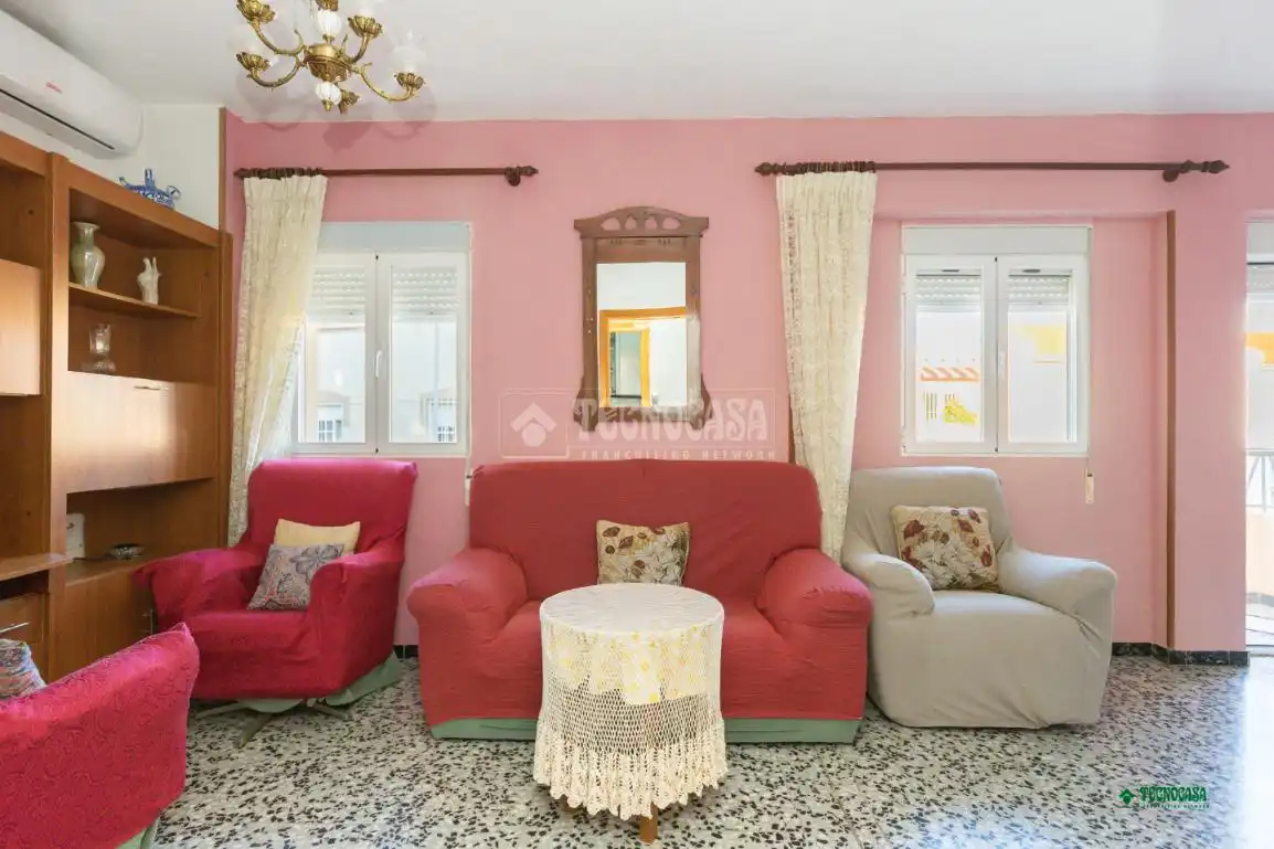 Sala de estar de Piso en venta en Almería con Aire acondicionado