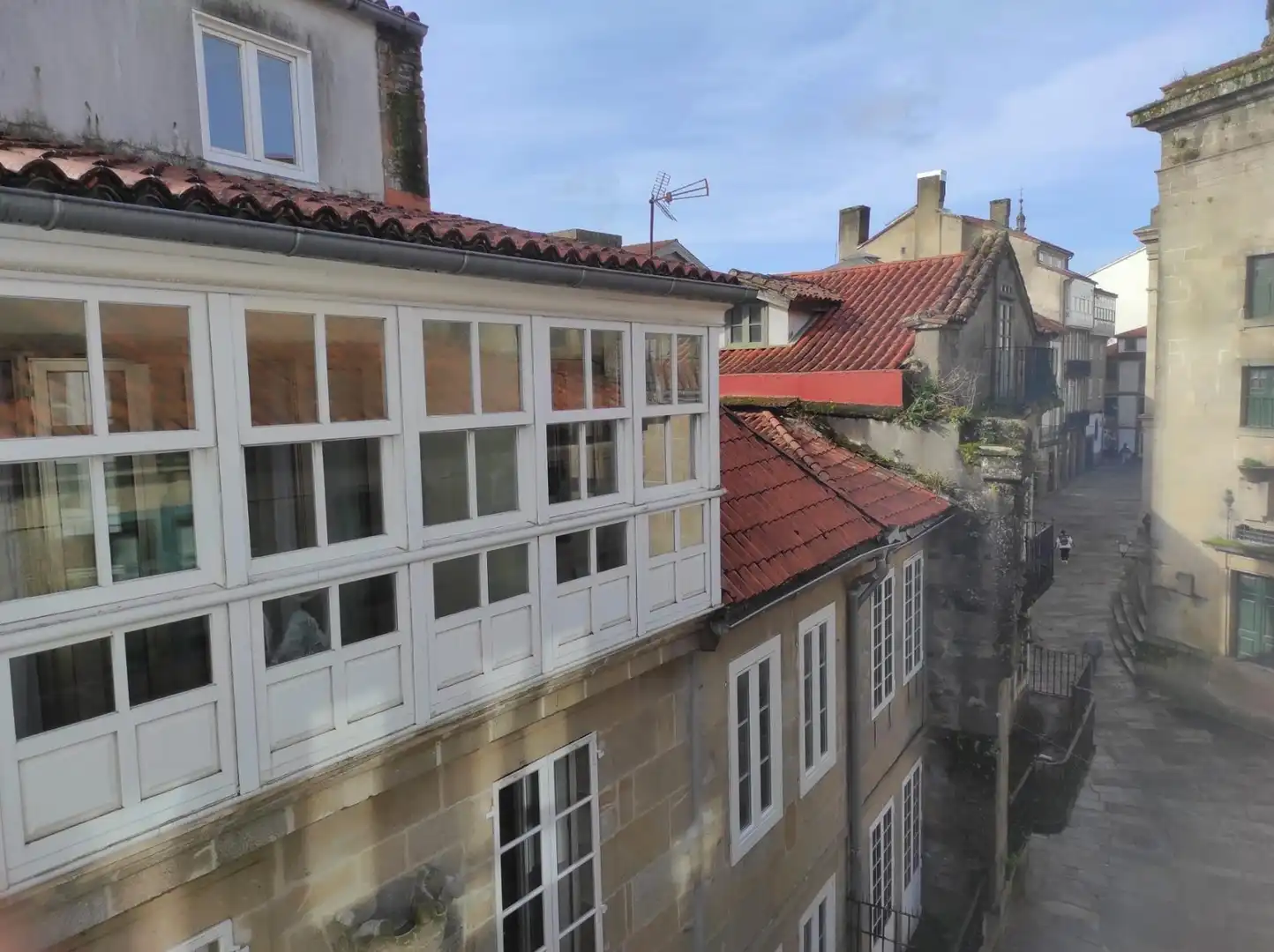 Vista exterior de Casa o chalet en venta en Santiago de Compostela  con Calefacción