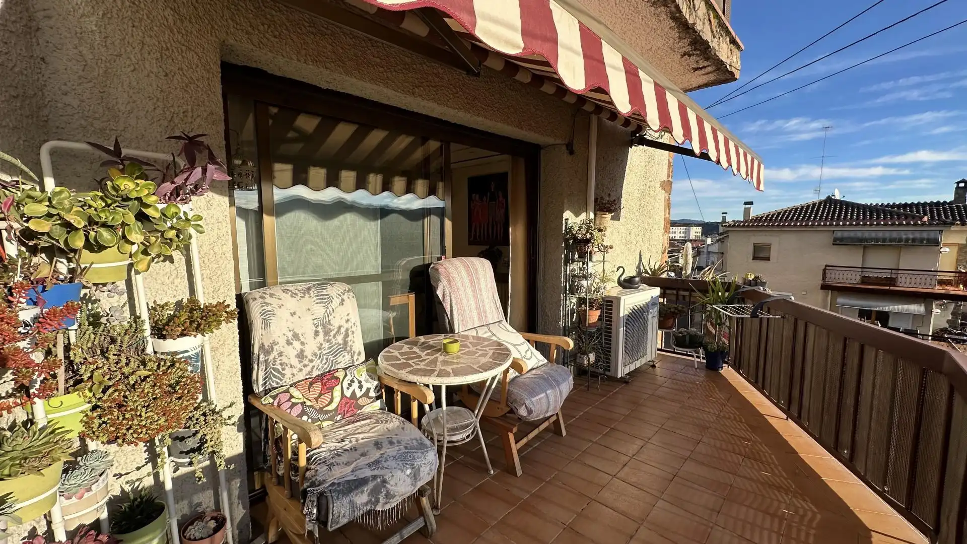 Terraza de Casa adosada en venta en Sant Celoni con Calefacción, Jardín privado y Terraza