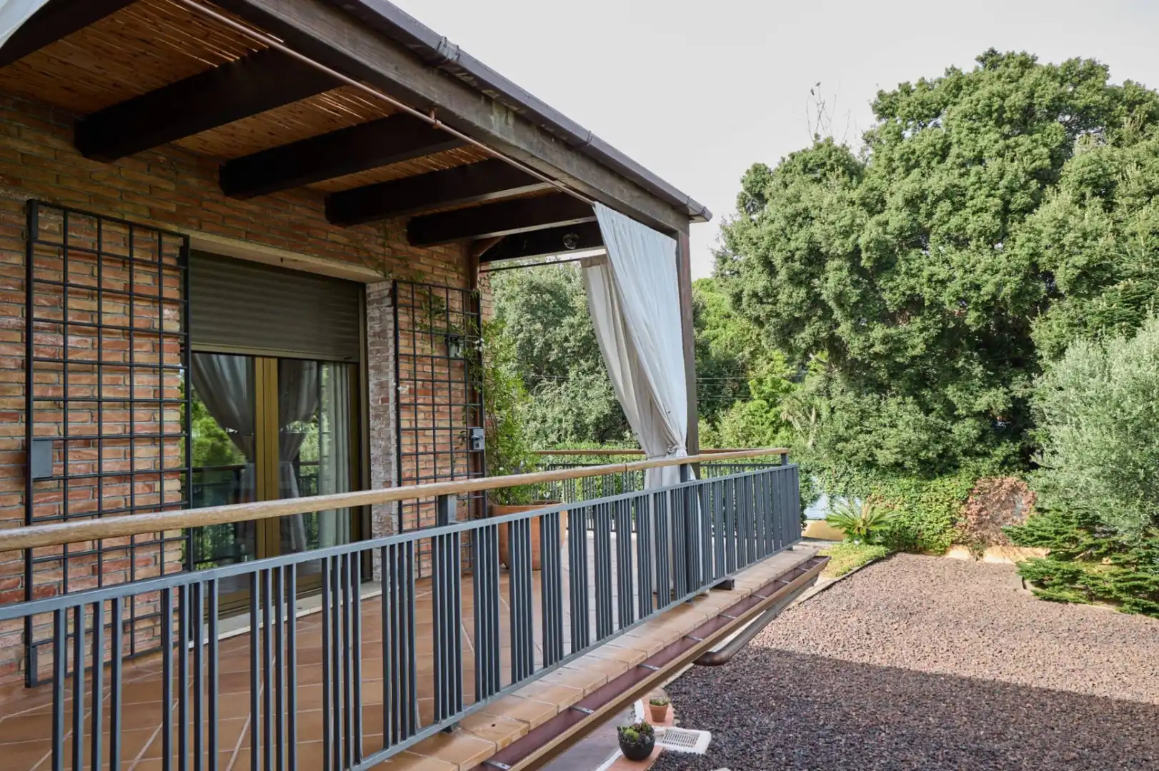 Terrassa de Casa o xalet en venda en Sant Andreu de Llavaneres amb Calefacció, Jardí privat i Terrassa