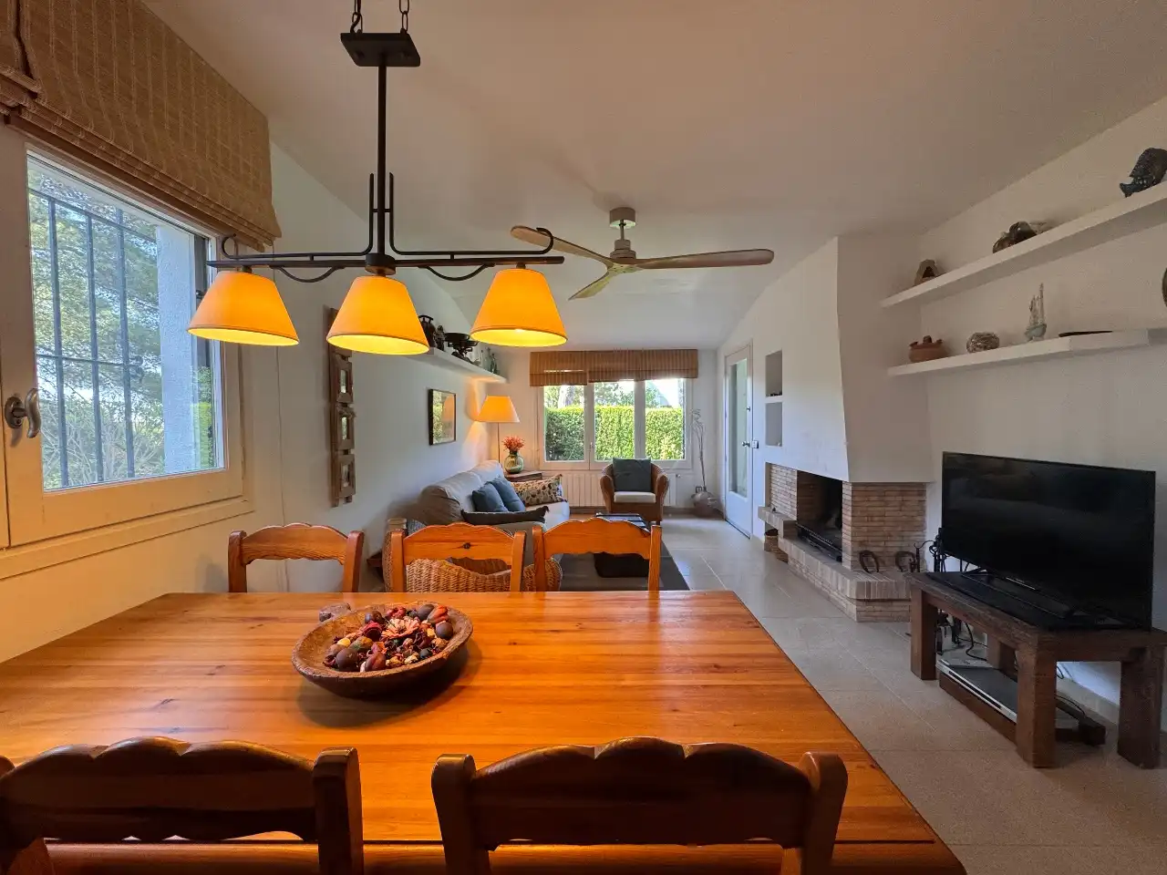 Esszimmer von Haus oder Chalet zum Verkauf in Palafrugell mit Klimaanlage, Privatgarten und Terrasse