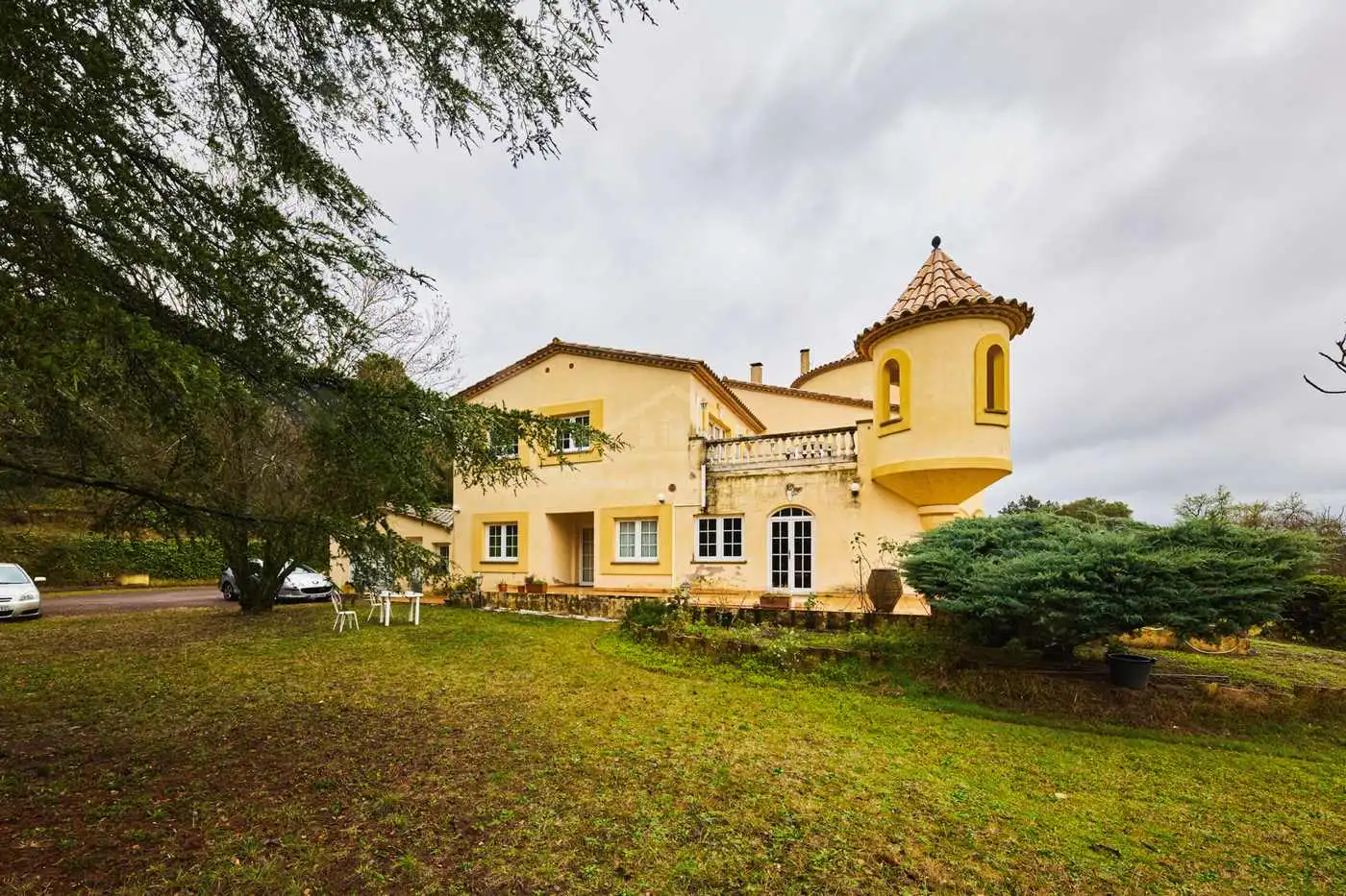 Vista exterior de Finca rústica en venta en Celrà con Calefacción, Jardín privado y Terraza
