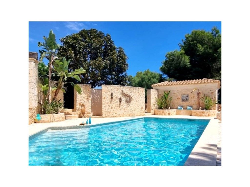 Swimming pool of House or chalet for sale in Campos  with Air Conditioner, Private garden and Terrace