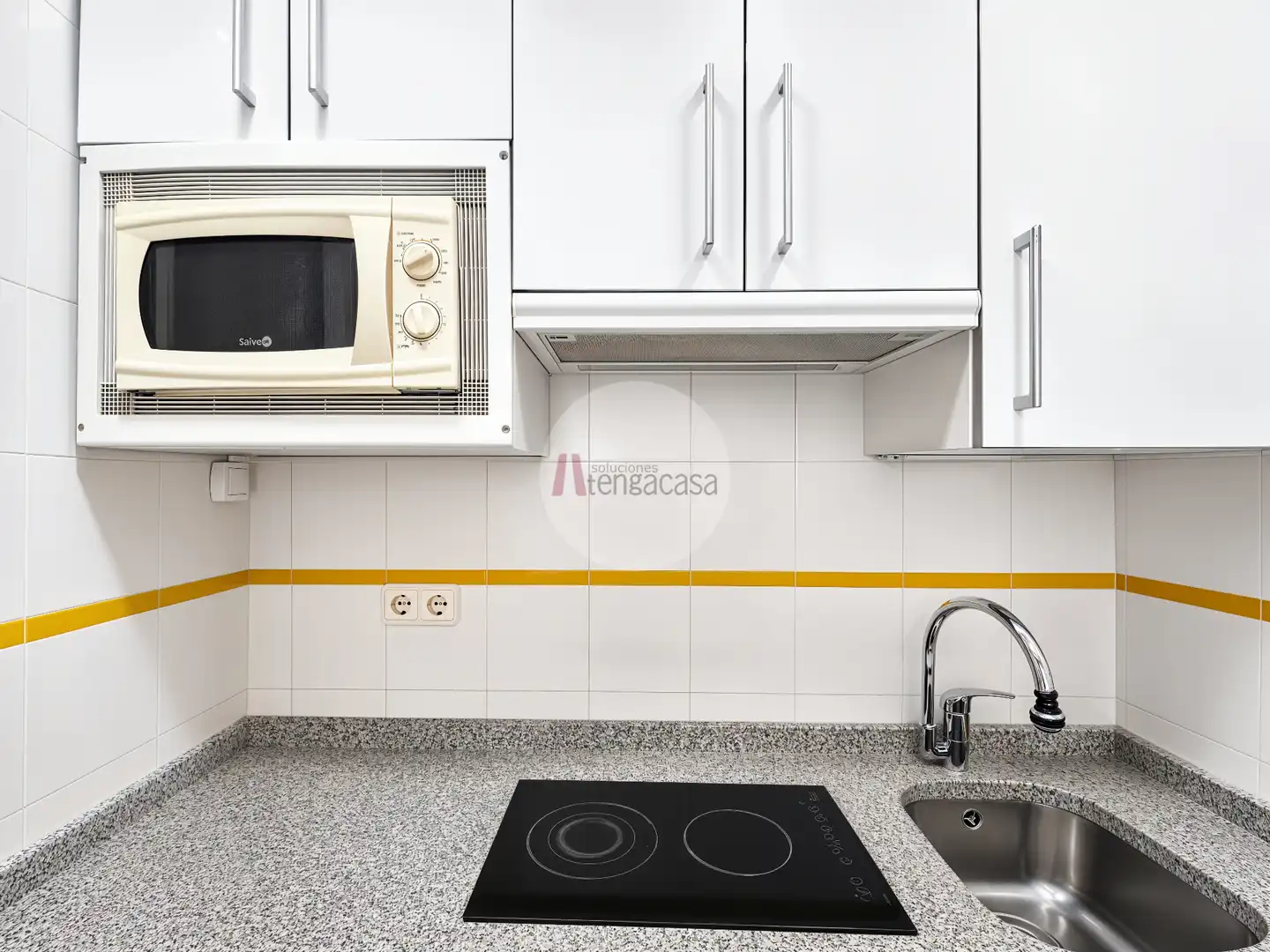 Cocina de Apartamento de alquiler en Madrid con Aire acondicionado, Calefacción y Terraza
