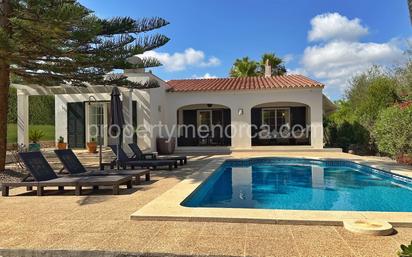 Exterior view of House or chalet for sale in Maó  with Air Conditioner, Private garden and Terrace