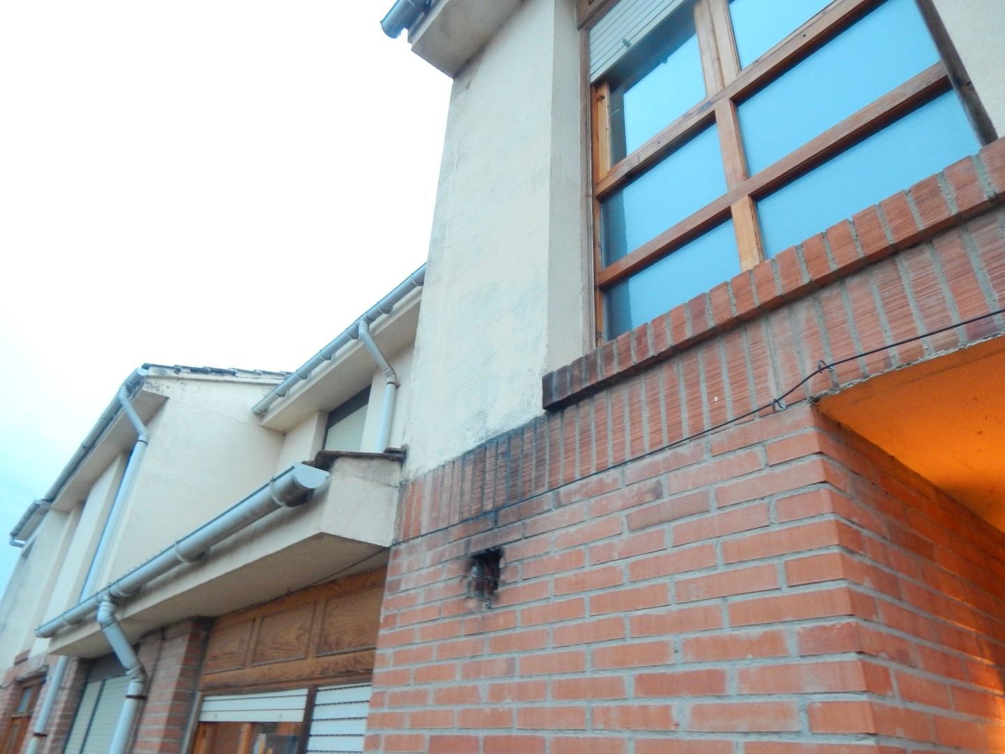 Exterior view of Single-family semi-detached for sale in Belorado  with Parquet flooring, Terrace and Storage room