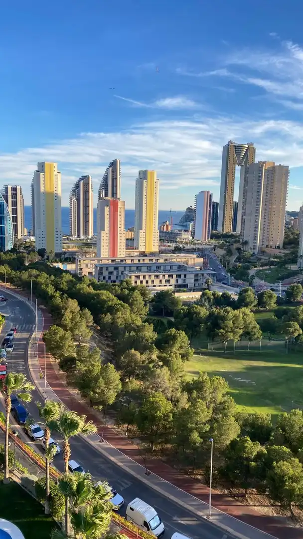 Exterior view of Apartments for sale in Benidorm  with Air Conditioner, Heating and Private garden