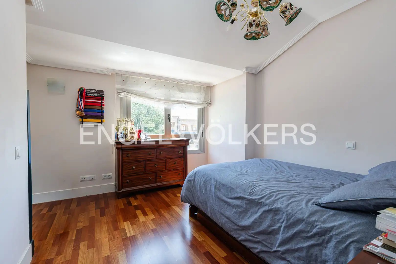 Bedroom of Detached homes for rent in Boadilla del Monte  with Air Conditioner, Heating and Parquet flooring
