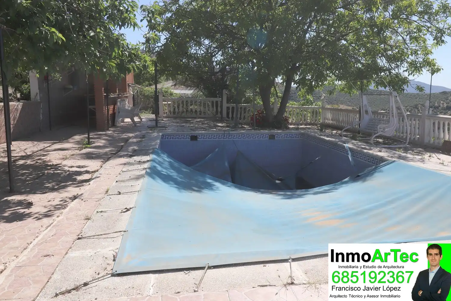 Piscina de Casa o chalet en venta en Montefrío con Jardín privado, Terraza y Piscina
