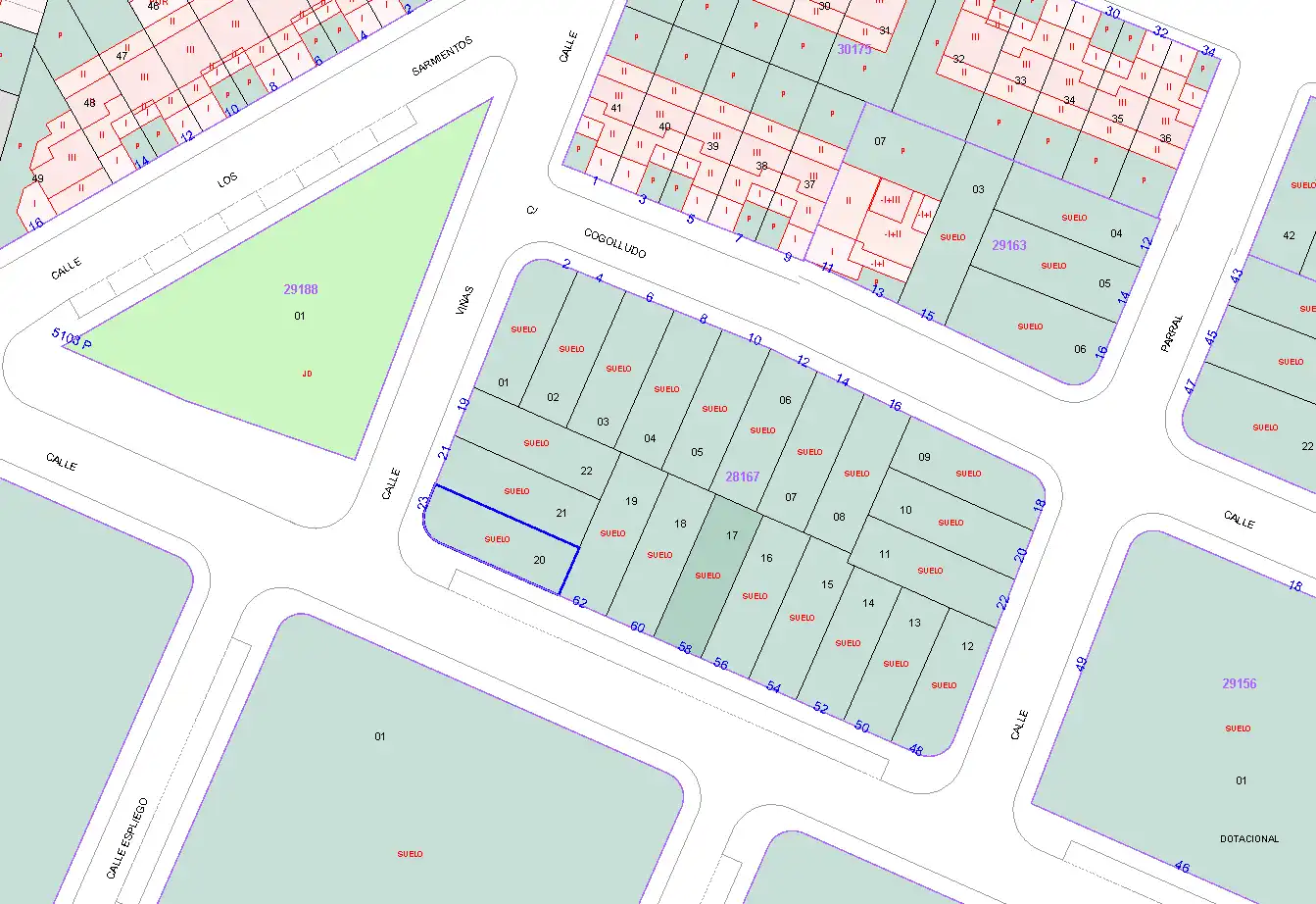 Residential land for sale in Calle las Vińas