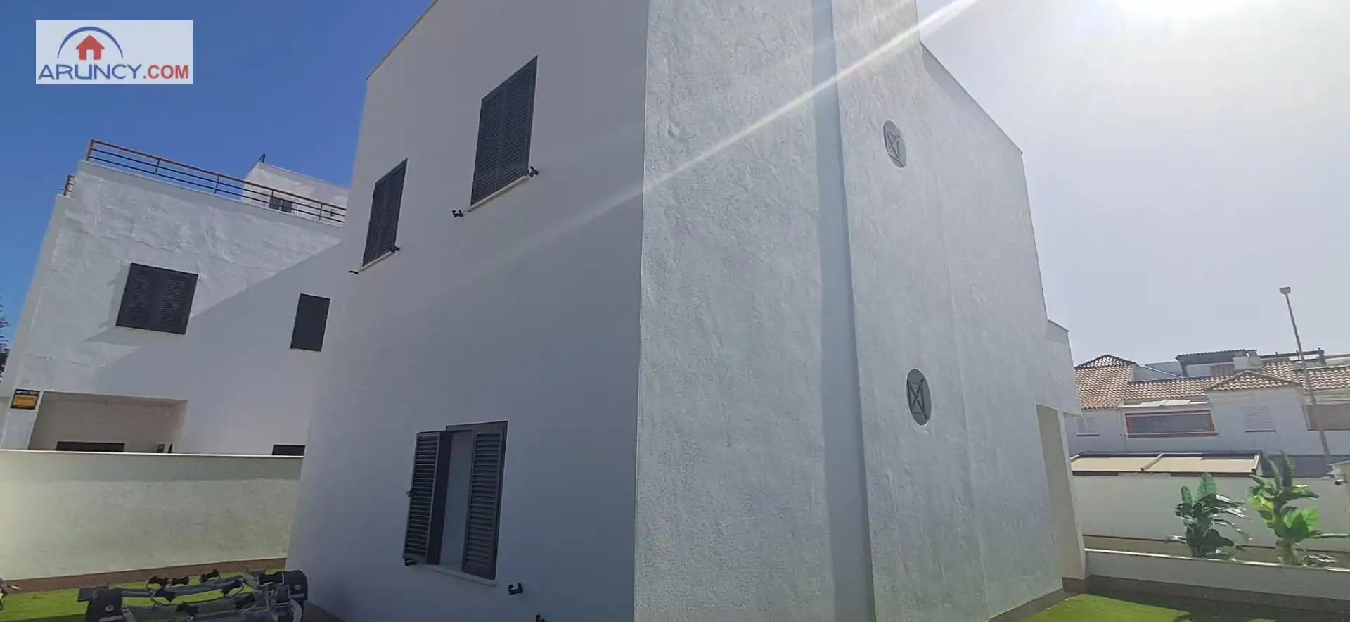 Vista exterior de Casa o chalet en venta en Islantilla con Aire acondicionado, Calefacción y Jardín privado