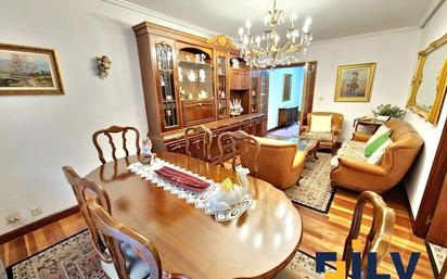 Dining room of Flat for sale in Santurtzi   with Heating, Furnished and Balcony