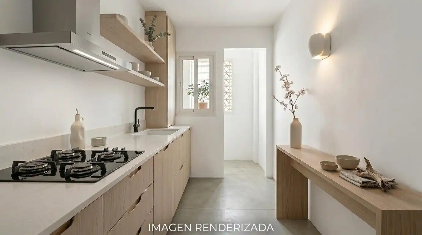 Cuina de Pis en venda en Esplugues de Llobregat amb Terrassa