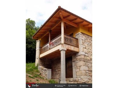 Exterior view of House or chalet for sale in Belmonte de Miranda  with Terrace