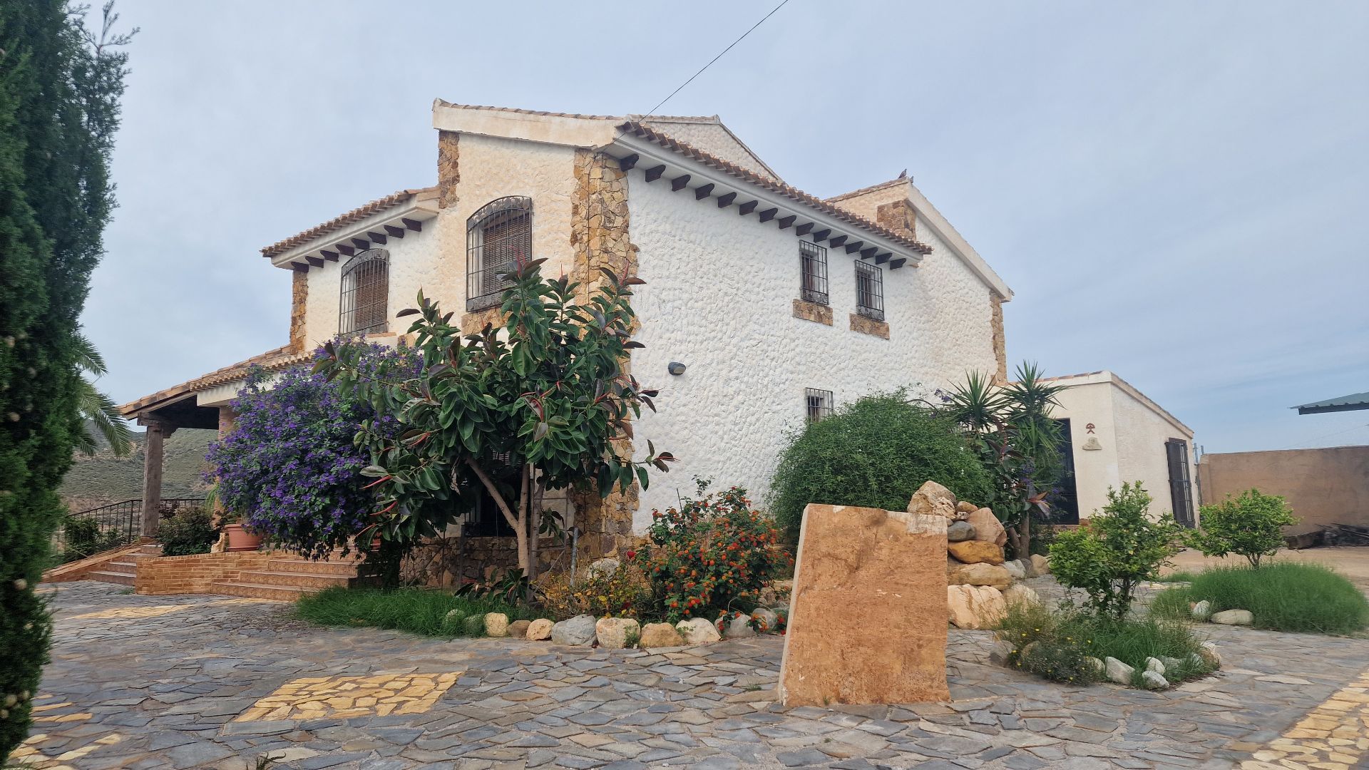Vista exterior de Casa o chalet en venta en Zurgena con Aire acondicionado y Terraza