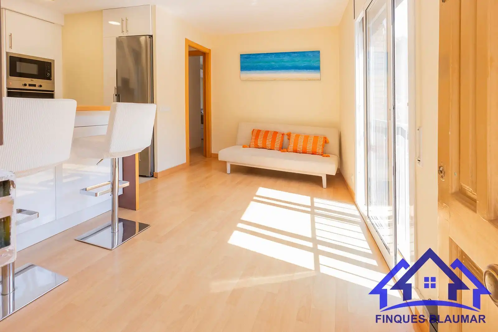 Sala de estar de Piso en venta en Arenys de Mar con Aire acondicionado