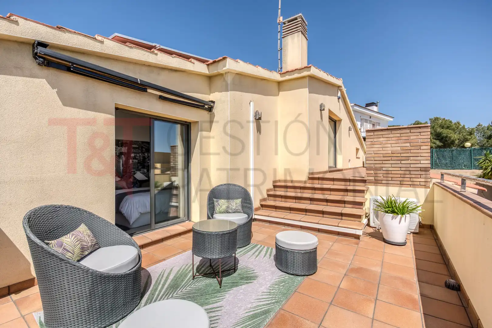 Terraza de Casa o chalet en venta en Vilanova i la Geltrú con Aire acondicionado, Calefacción y Terraza