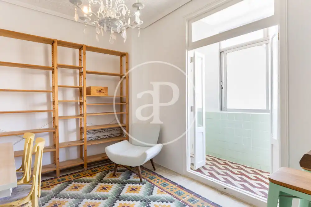 Bedroom of Flat for rent in Valencia  with Air Conditioner, Heating and Furnished